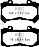 EBC Yellowstuff Street And Track Brake Pads (DP43044R)