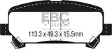 EBC 6000 Series Greenstuff Truck/SUV Brakes Disc Pads (DP63045)