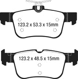 EBC Ultimax OEM Replacement Brake Pads (UD1833)