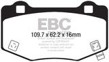 EBC Yellowstuff Street And Track Brake Pads (DP43056R)