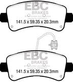 EBC Ultimax OEM Replacement Brake Pads (UD1746)