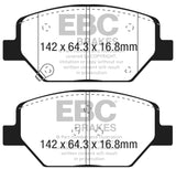 EBC 6000 Series Greenstuff Truck/SUV Brakes Disc Pads (DP63065)