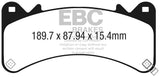 EBC 6000 Series Greenstuff Truck/SUV Brakes Disc Pads (DP63067)