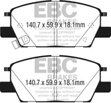 EBC 6000 Series Greenstuff Truck/SUV Brakes Disc Pads (DP63068)