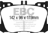 EBC Ultimax OEM Replacement Brake Pads (UD1871)