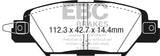 EBC Ultimax OEM Replacement Brake Pads (UD1846)