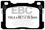 EBC Yellowstuff Street And Track Brake Pads (DP43077R)