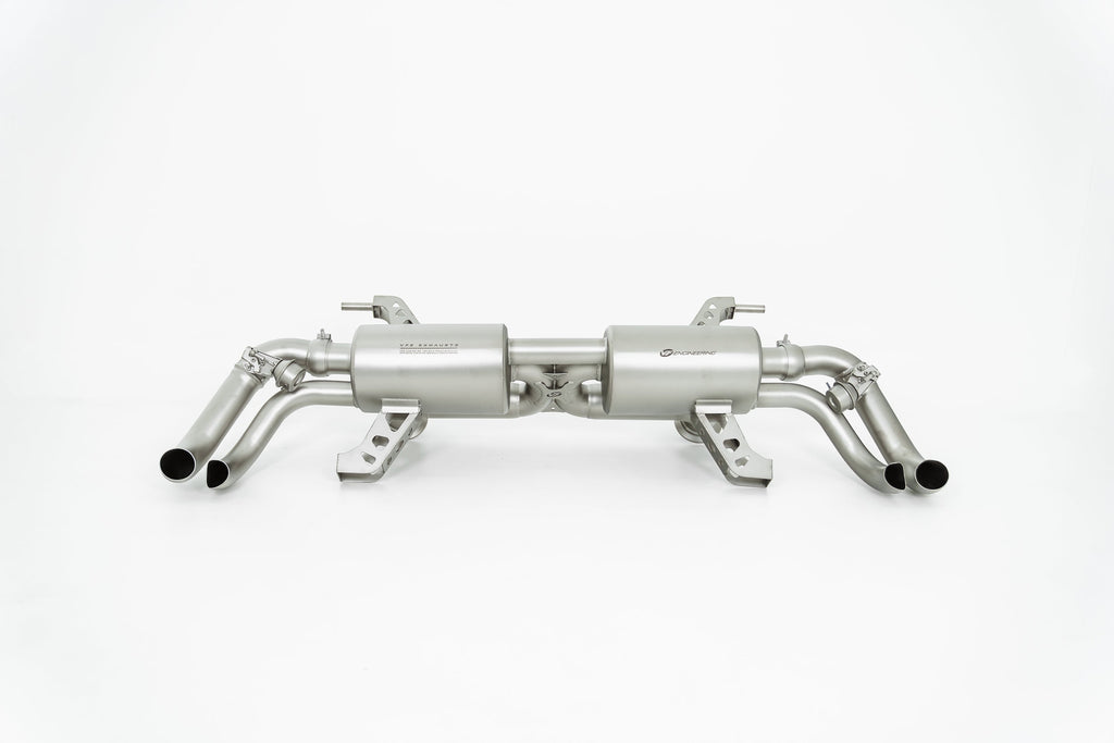 VF Engineering - Titanium Valved Catback Exhaust System - 2009 - 2015 Audi R8 V10 (VFE.AUD.R81.TIV)