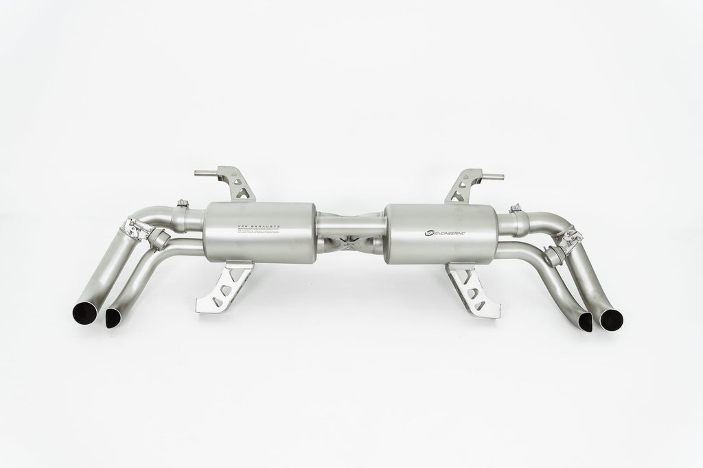 VF Engineering - Titanium Valved Catback Exhaust System - 2009 - 2015 Audi R8 V8 (VFE.AUD.R88.TIV)