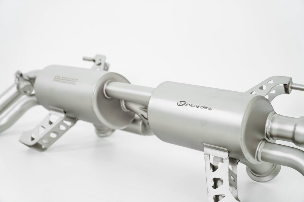 VF Engineering - Titanium Valved Catback Exhaust System - 2009 - 2015 Audi R8 V8 (VFE.AUD.R88.TIV)