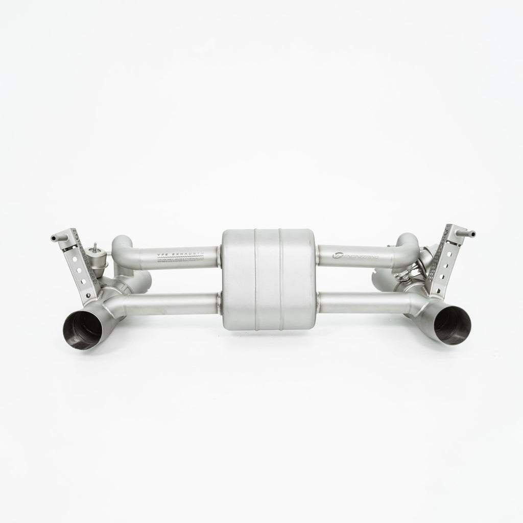 VF Engineering - Titanium Valved Catback Exhaust System - 2016-2018 Ferrari 488 GTB/Pista (VFE.FER.488.TIV)