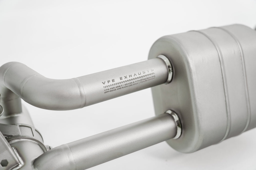 VF Engineering - Titanium Valved Catback Exhaust System - 2016-2018 Ferrari 488 GTB/Pista (VFE.FER.488.TIV)