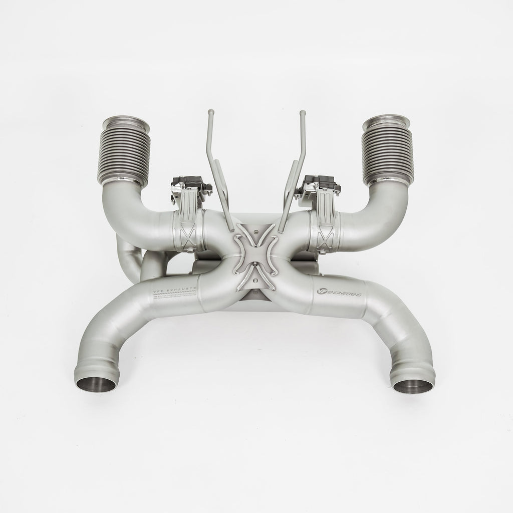VF Engineering - Titanium Valved Catback Exhaust System - 2017-2023 Mclaren 720S (VFE.MCL.720.TIV)