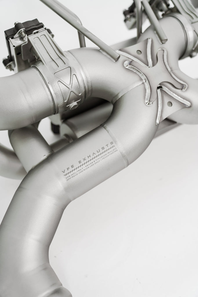 VF Engineering - Titanium Valved Catback Exhaust System - 2017-2023 Mclaren 720S (VFE.MCL.720.TIV)