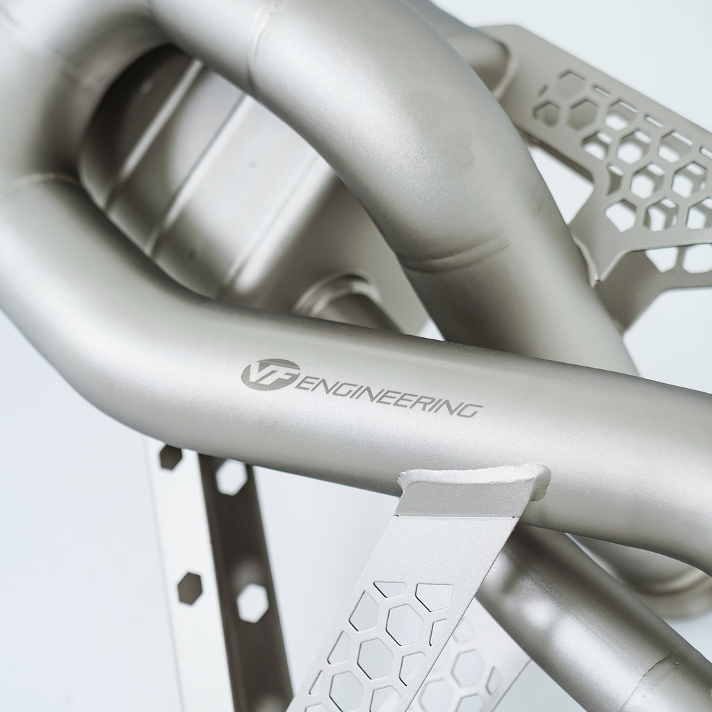 VF Engineering - Titanium Valved Catback Exhaust System - 2017-2018 Porsche Carrera (C2/C4/C2S/C4S) (VFE.POR.912.TIV)