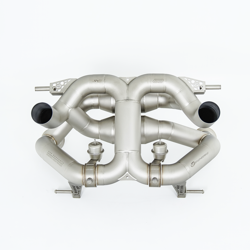 VF Engineering - Titanium Valved Catback Exhaust System - 2019-2022 Lamborghini Aventador (SV) (VFE.LAM.SV1.TIV)