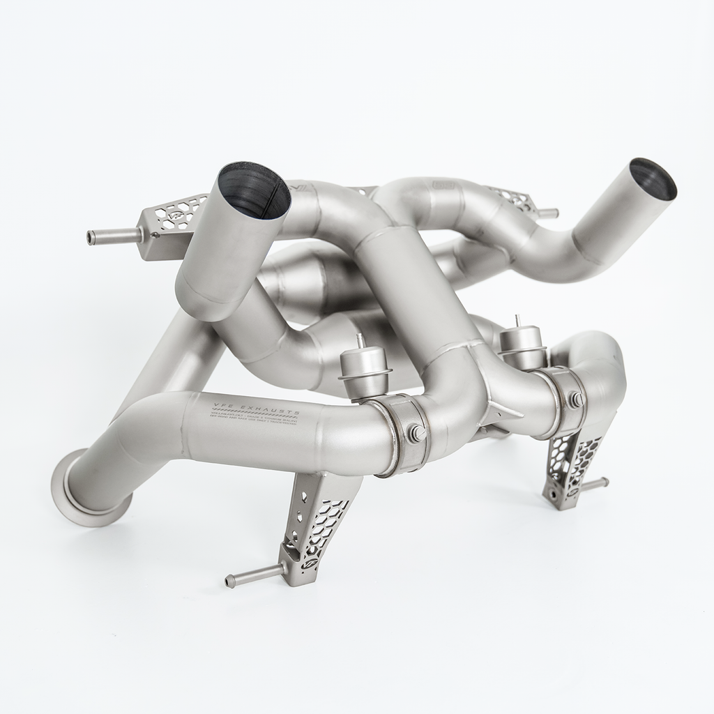 VF Engineering - Titanium Valved Catback Exhaust System - 2019-2022 Lamborghini Aventador (SV) (VFE.LAM.SV1.TIV)