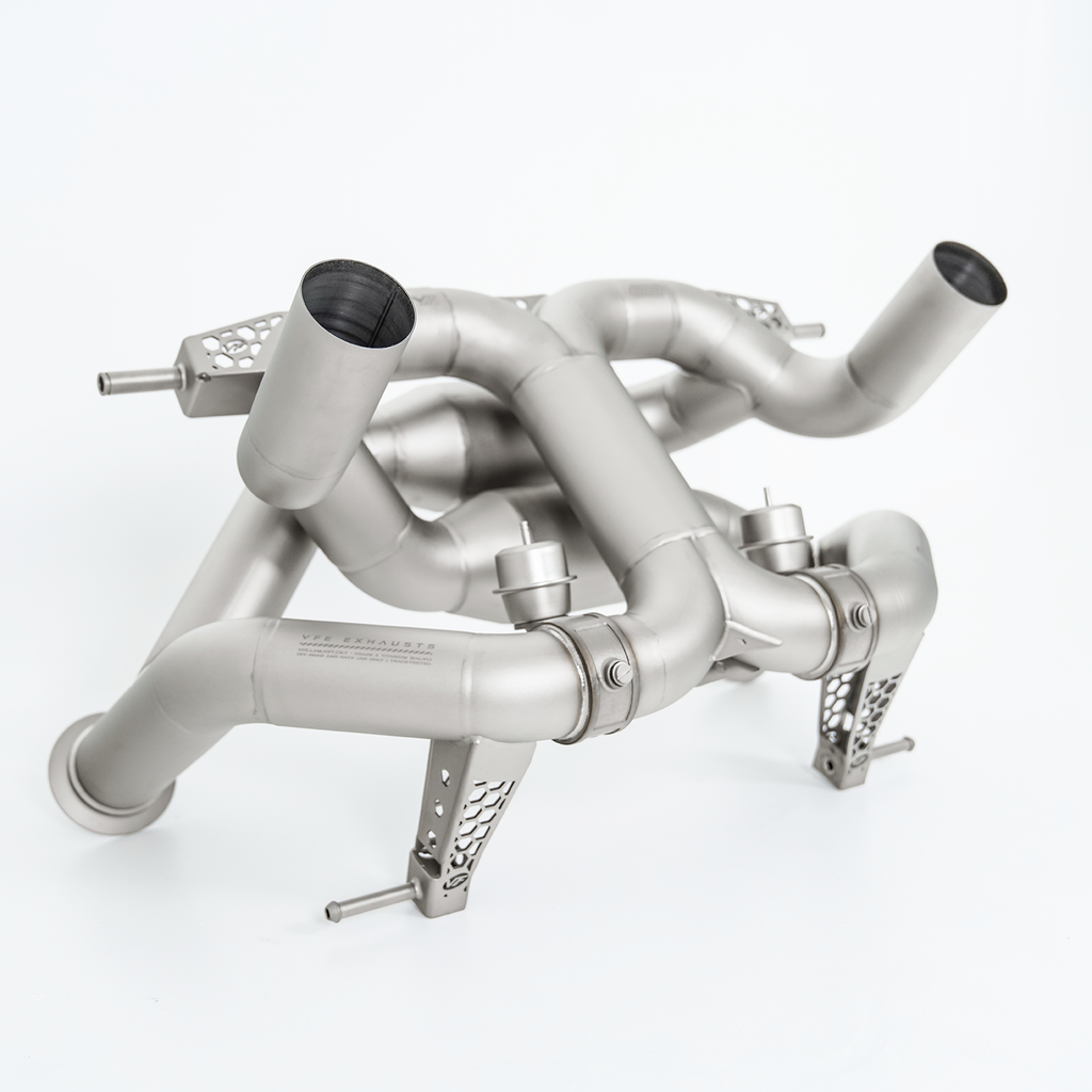 VF Engineering - Titanium Valved Catback Exhaust System - 2019-2022 Lamborghini Aventador (SV) (VFE.LAM.SV1.TIV)