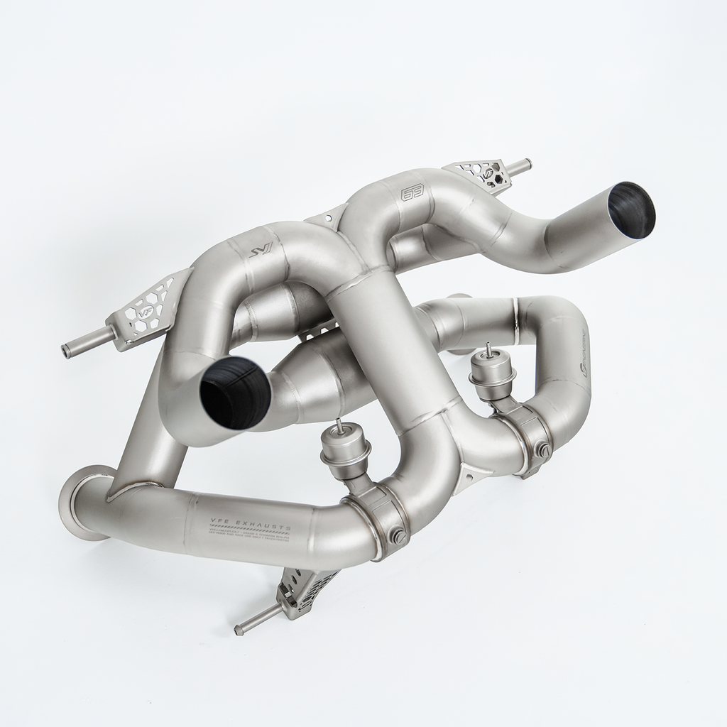 VF Engineering - Titanium Valved Catback Exhaust System - 2019-2022 Lamborghini Aventador (SV) (VFE.LAM.SV1.TIV)