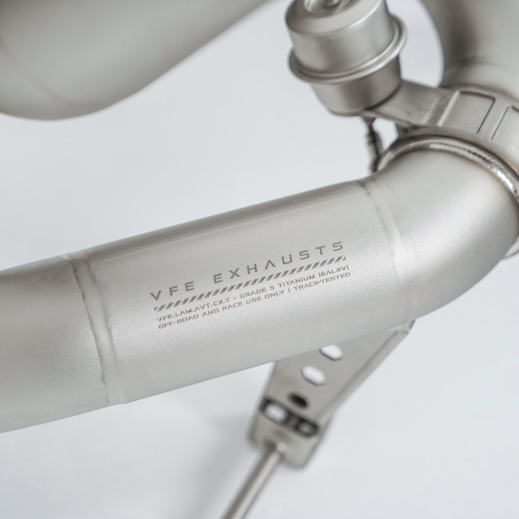 VF Engineering - Titanium Valved Catback Exhaust System - 2011-2016 Lamborghini Aventador (LP700) (VFE.LAM.700.TIV)