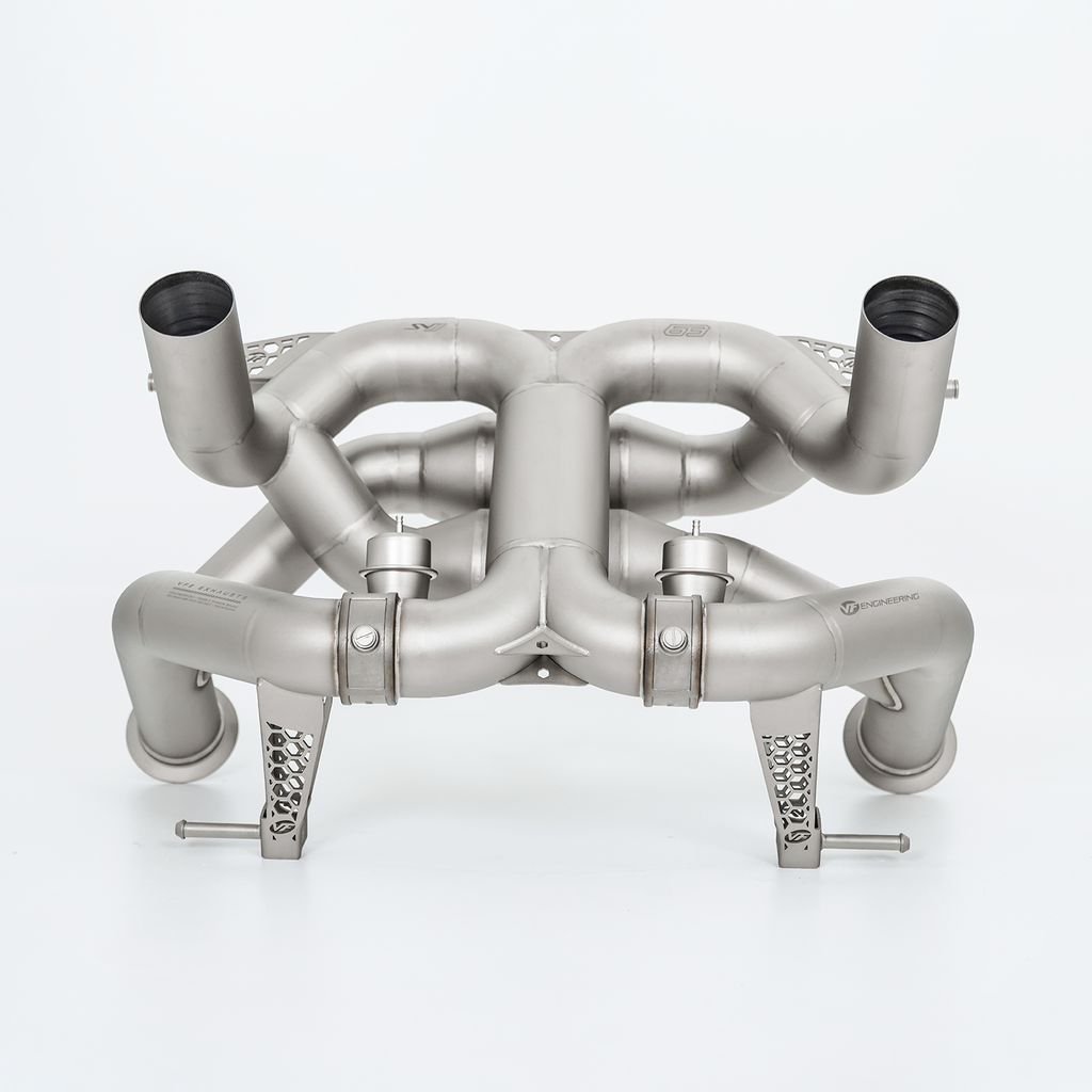 VF Engineering - Titanium Valved Catback Exhaust System - 2019-2022 Lamborghini Aventador (SV) (VFE.LAM.SV1.TIV)