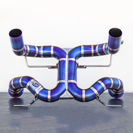 VF Engineering Titanium Catback Exhaust System - 2019-2022 Lamborghini (SVJ/Ultmae) - Non Valved  (VFE.LAM.SVJ.TIN)