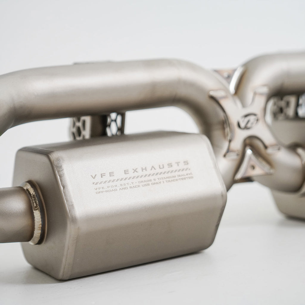 VF Engineering -Titanium Valved Exhaust System - 2019-2024 Porsche 911 Carrera (C2/C4/C2S/C4S/GTS) (VFE.POR.92C.TIV)