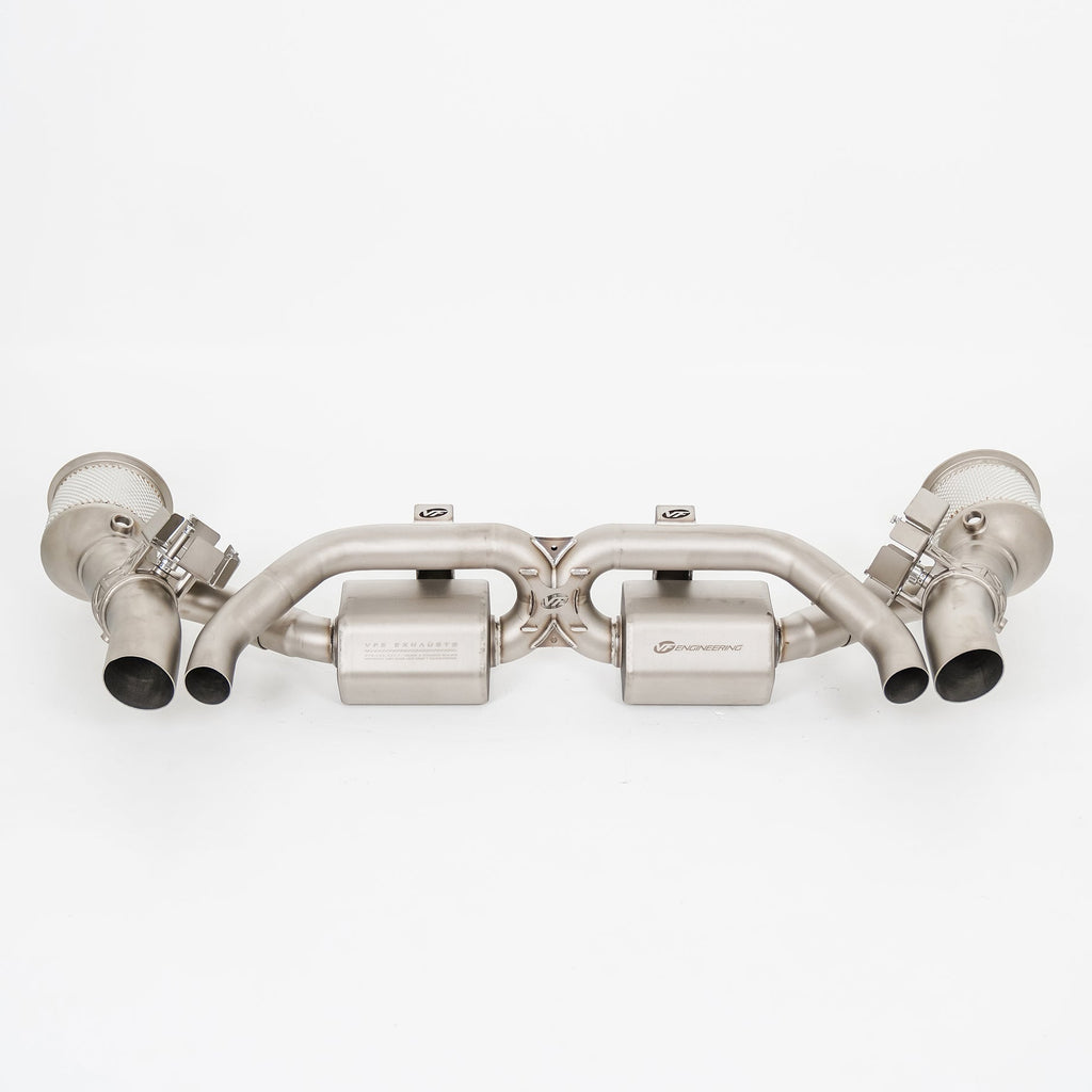 VF Engineering -Titanium Valved Exhaust System - 2019-2024 Porsche 911 Carrera (C2/C4/C2S/C4S/GTS) (VFE.POR.92C.TIV)