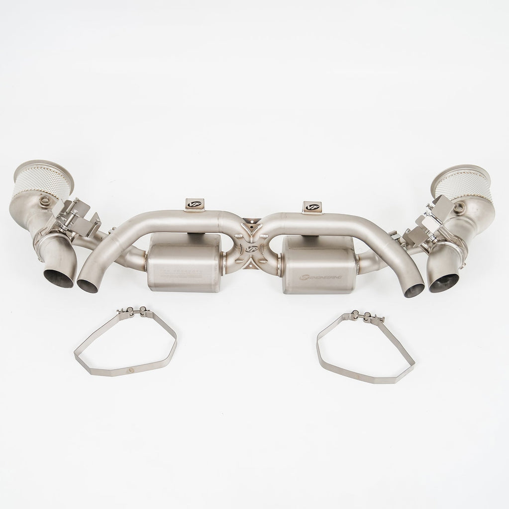 VF Engineering - Titanium Valved Exhaust System - 2019-2024 Porsche 911 Turbo/Turbo S (VFE.POR.92T.TIV)