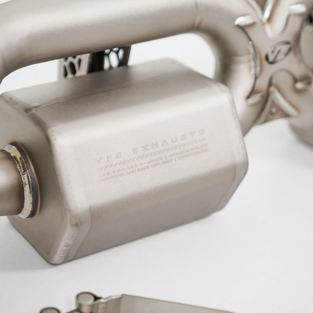 VF Engineering - Titanium Valved Exhaust System - 2019-2024 Porsche 911 Turbo/Turbo S (VFE.POR.92T.TIV)