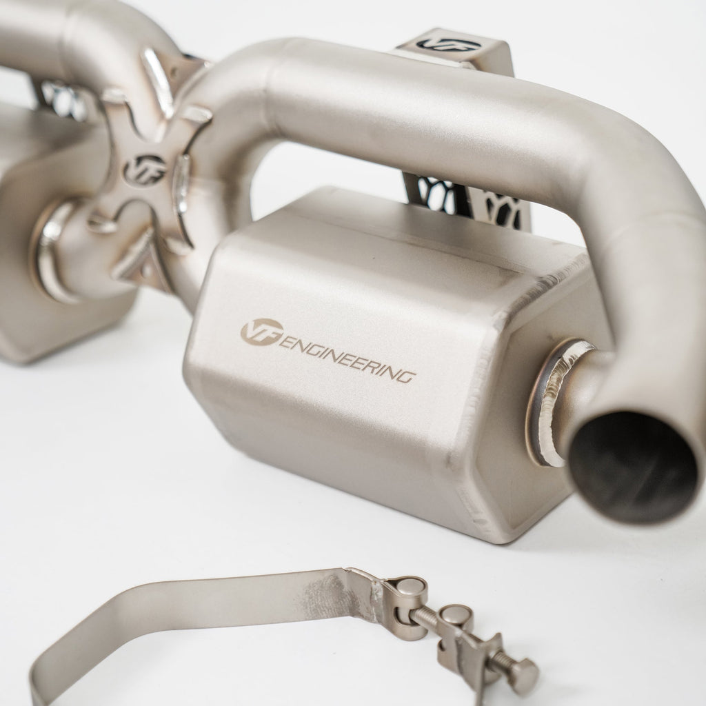 VF Engineering - Titanium Valved Exhaust System - 2019-2024 Porsche 911 Turbo/Turbo S (VFE.POR.92T.TIV)