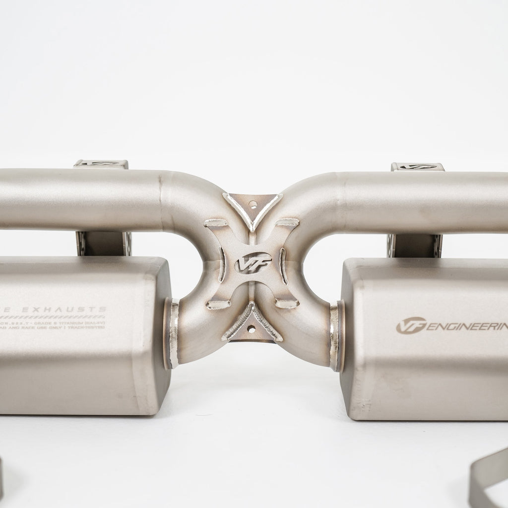 VF Engineering - Titanium Valved Exhaust System - 2019-2024 Porsche 911 Turbo/Turbo S (VFE.POR.92T.TIV)