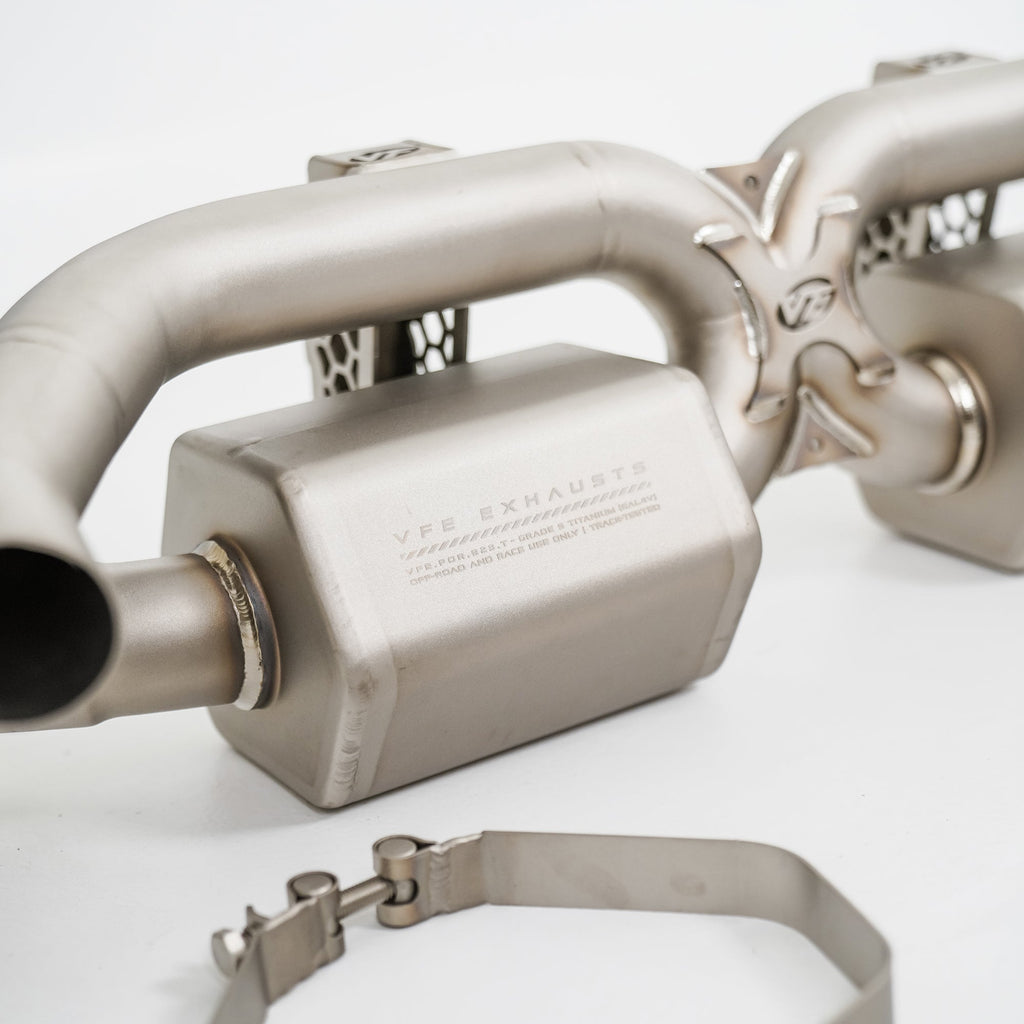 VF Engineering - Titanium Valved Exhaust System - 2019-2024 Porsche 911 Turbo/Turbo S (VFE.POR.92T.TIV)