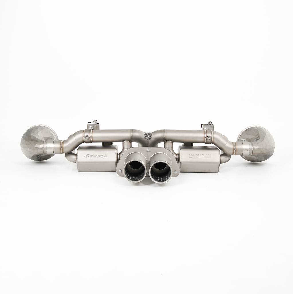VF Engineering - Titanium Valved Exhaust System - 2019-2024 Porsche GT3/GT3RS (VFE.POR.923.TIV)