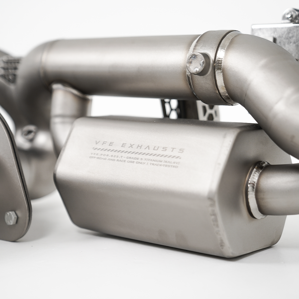 VF Engineering - Titanium Valved Exhaust System - 2019-2024 Porsche GT3/GT3RS (VFE.POR.923.TIV)