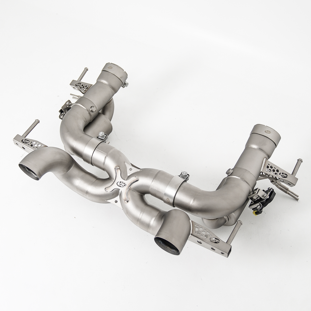 VF Engineering - Titanium Valved Catback Exhaust System - 2019-2024 Ferrari SF90 (VFE.FER.SF9.TIV)