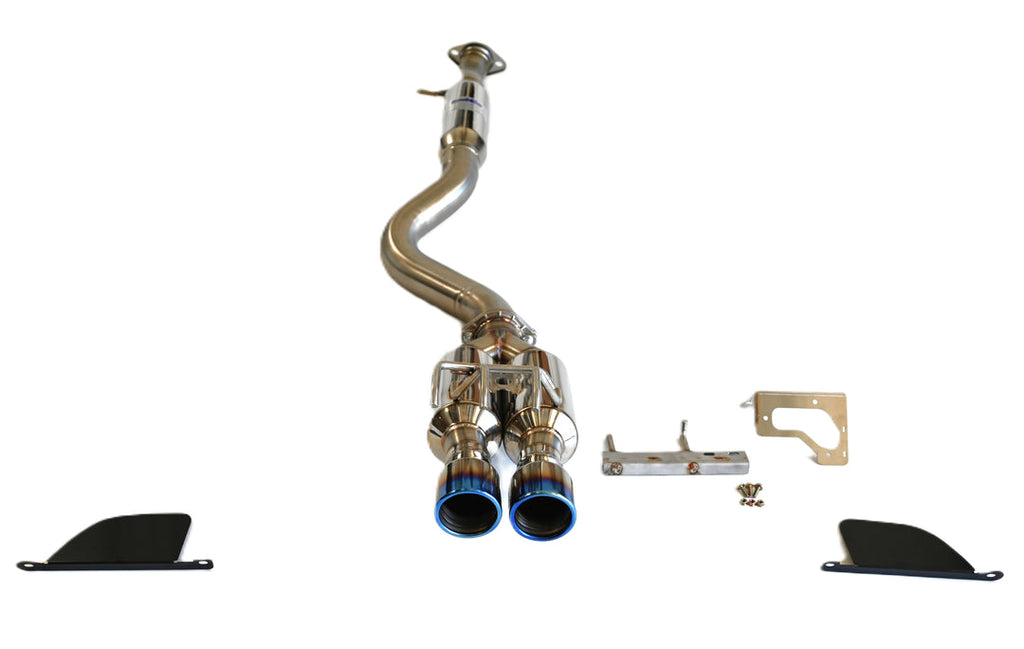 Invidia 22+ Toyota GR Corolla R400 Rolled Titanium Tip Cat-Back (HS22TGCGM2RTL)