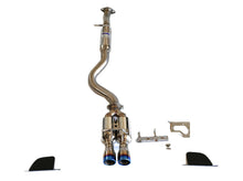 Load image into Gallery viewer, Invidia 22+ Toyota GR Corolla R400 Rolled Titanium Tip Cat-Back (HS22TGCGM2RTL)