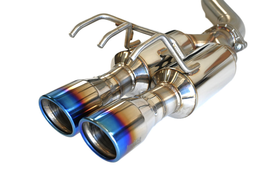 Invidia 22+ Toyota GR Corolla R400 Rolled Titanium Tip Cat-Back (HS22TGCGM2RTL)