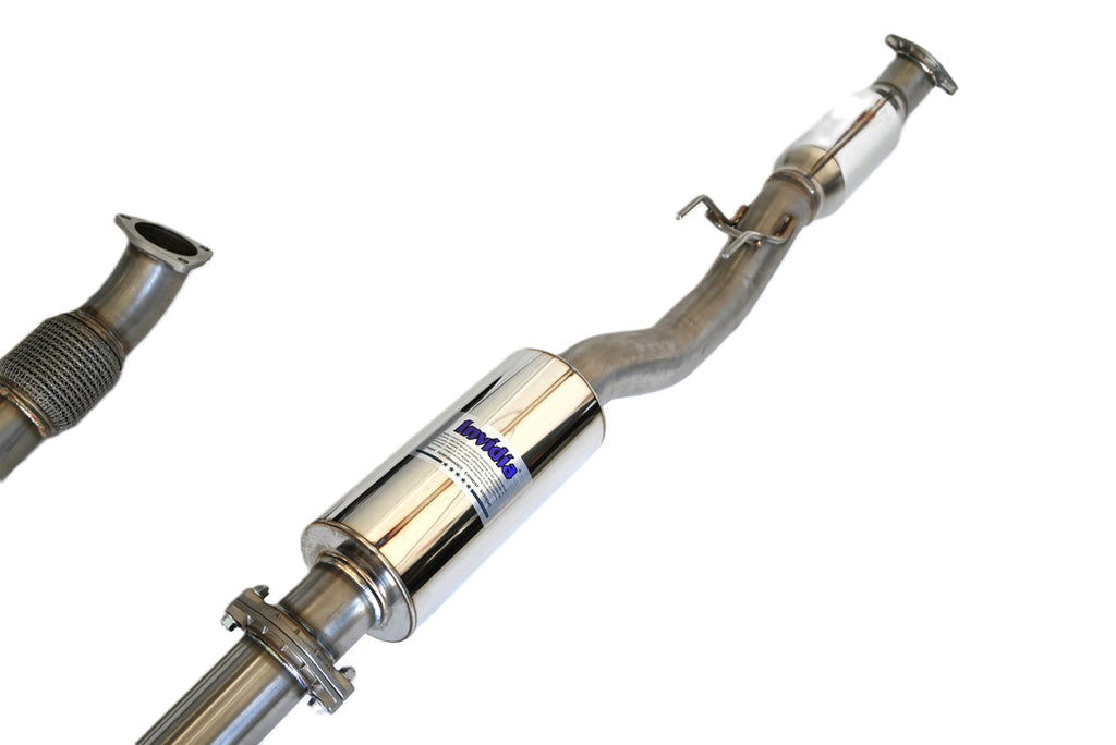 Invidia 22+ HONDA CIVIC TYPE-R FL5 R400 SINGLE LAYER BLACK TIP CAT-BACK (NON POLISH PIPE) (HS22CTRFGM3SBL)