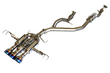 Load image into Gallery viewer, Invidia 22+ HONDA CIVIC TYPE-R FL5 R400 SINGLE LAYER TI TIP FULL CAT-BACK (NON POLISH PIPE) (HS22CTRFGM3STL)