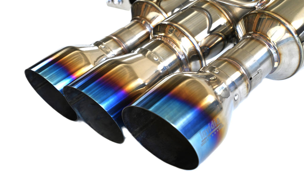Invidia 22+ HONDA CIVIC TYPE-R FL5 R400 SINGLE LAYER TI TIP FULL CAT-BACK (NON POLISH PIPE) (HS22CTRFGM3STL)