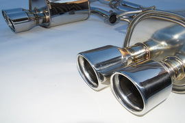 Invidia 11+ STI/WRX Sedan Only 76mm Q300 Stainless Steel Tip Cat-back Exhaust (HS11STIG3S)
