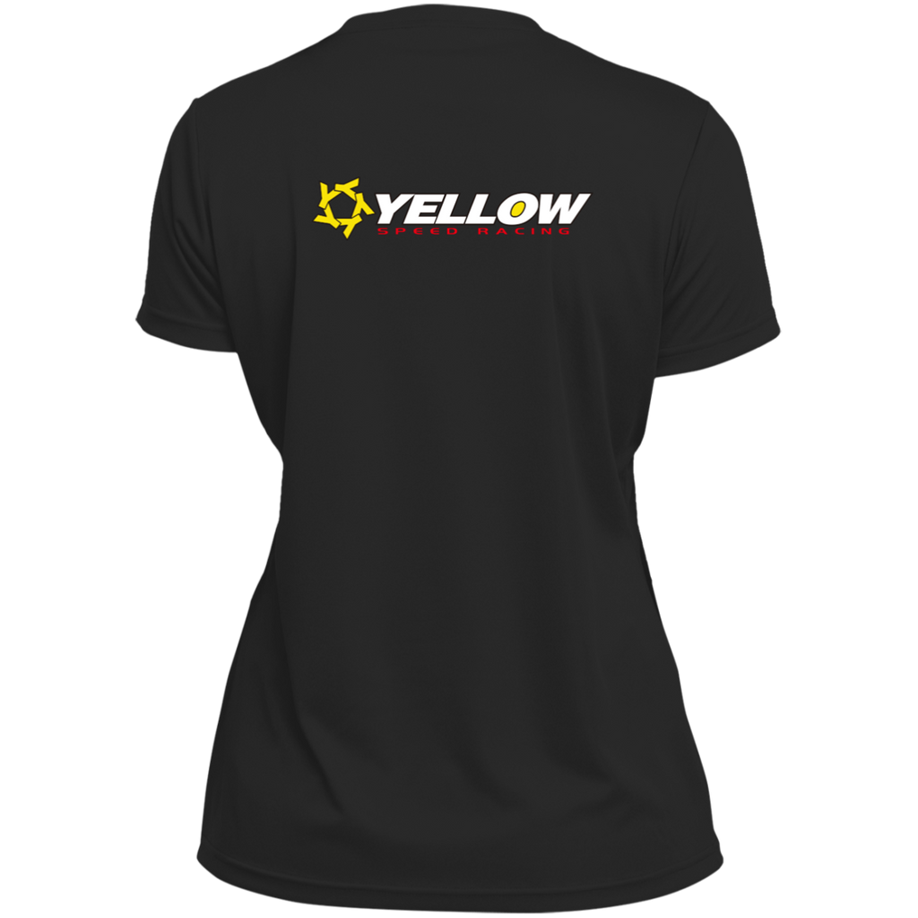 YSR Ladies’ Moisture-Wicking V-Neck Tee