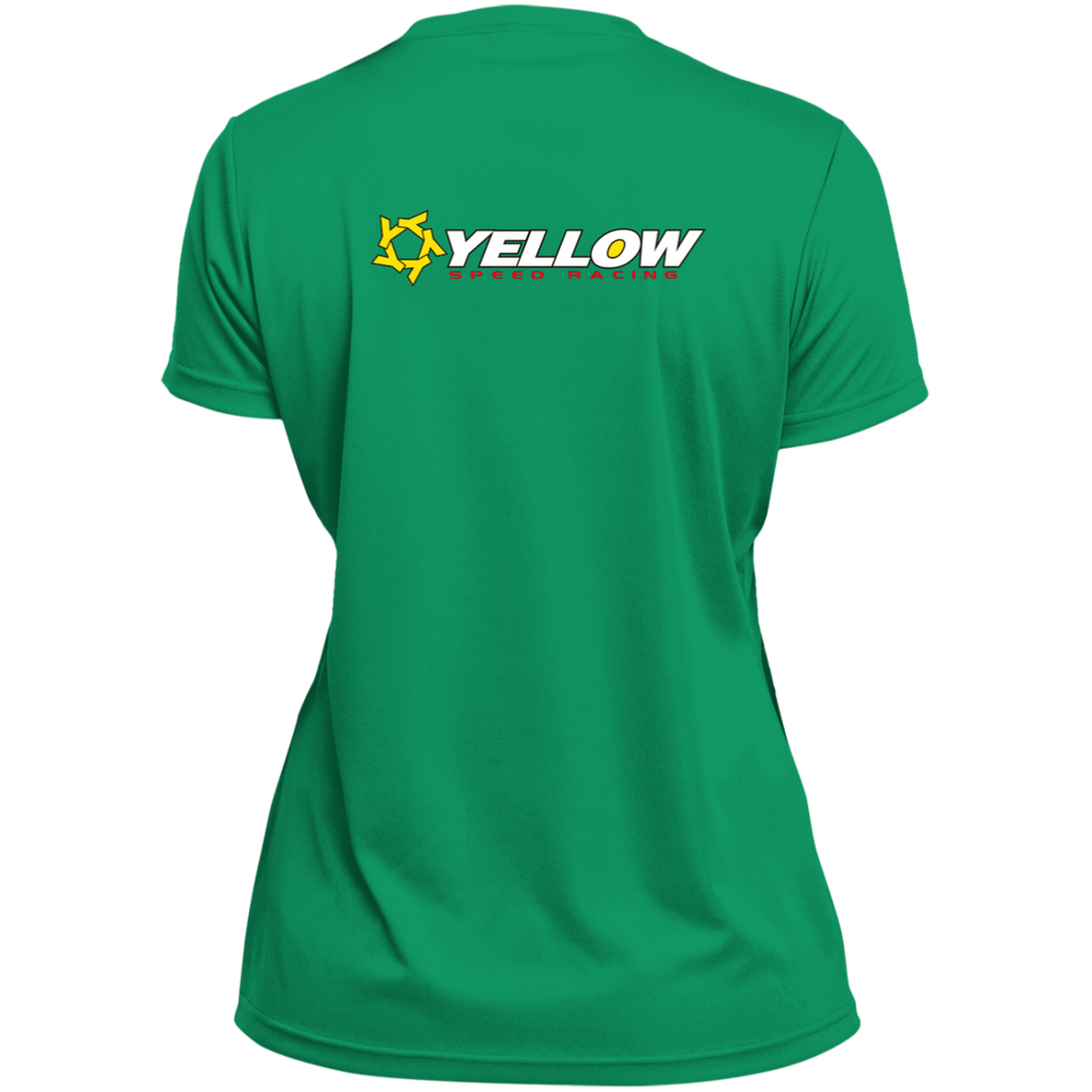 YSR Ladies’ Moisture-Wicking V-Neck Tee