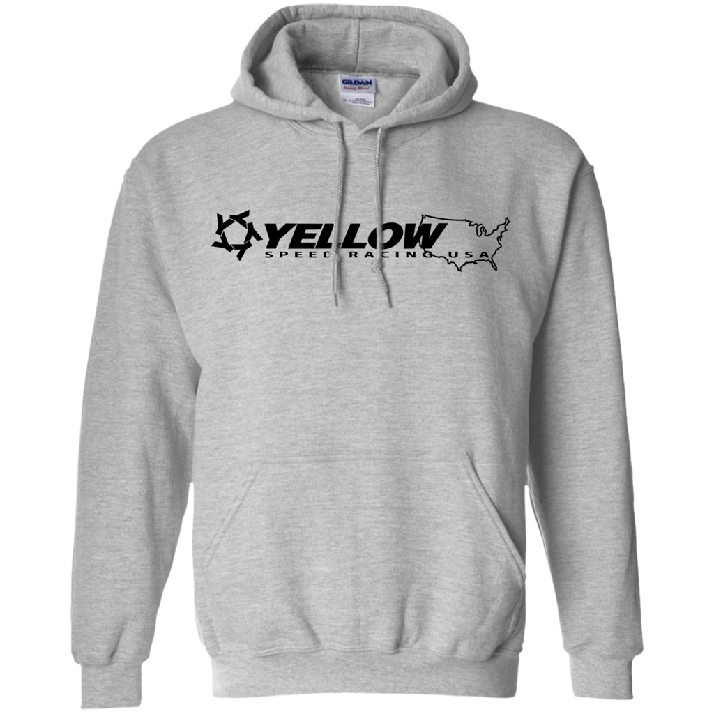 Yellow Speed Racing USA Pullover Hoodie