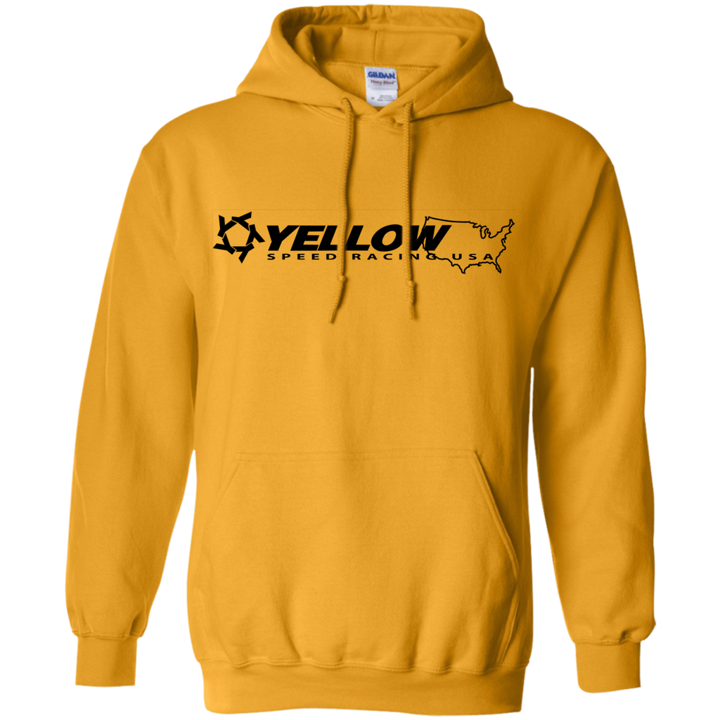 Yellow Speed Racing USA Pullover Hoodie
