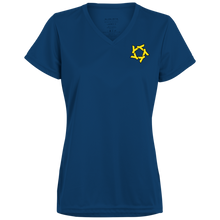 Load image into Gallery viewer, YSR Ladies’ Moisture-Wicking V-Neck Tee