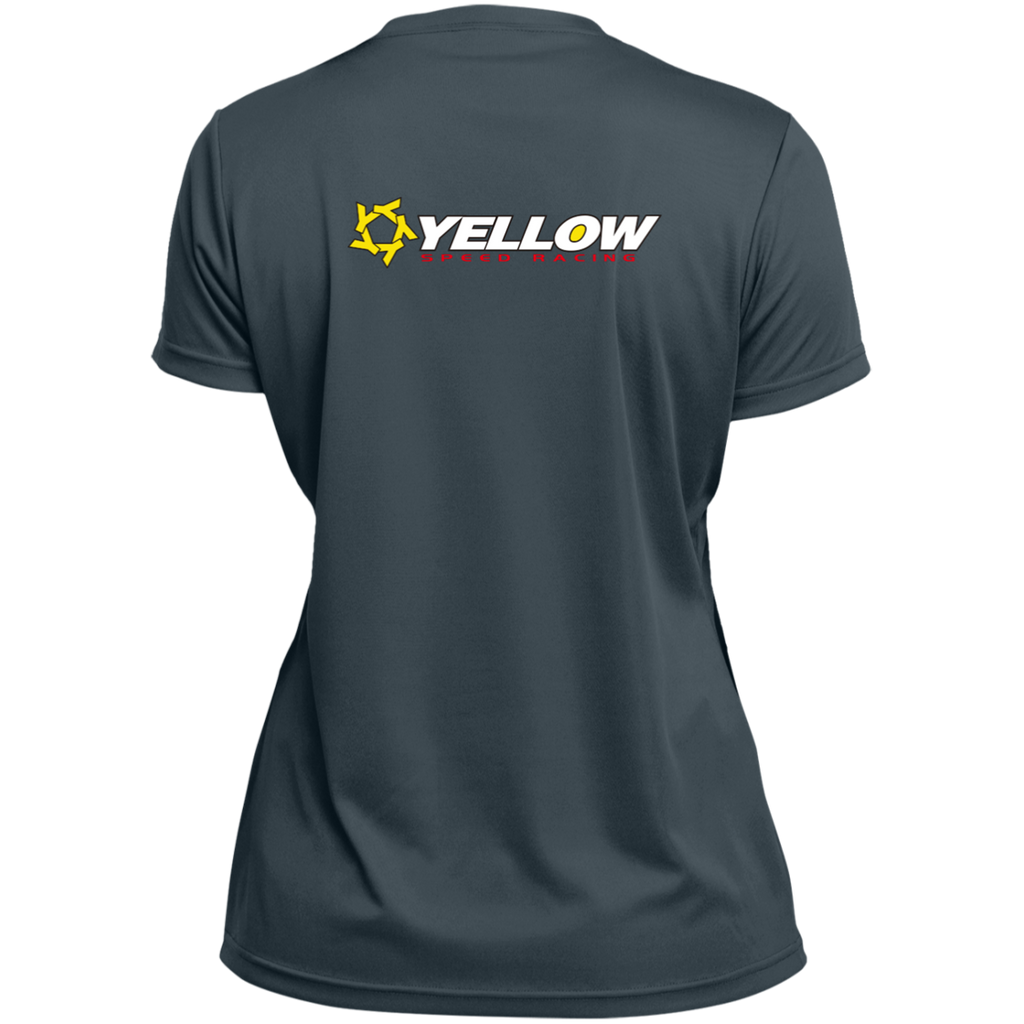 YSR Ladies’ Moisture-Wicking V-Neck Tee