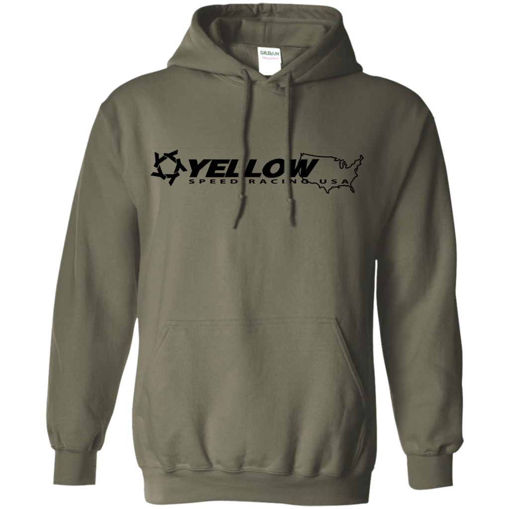 Yellow Speed Racing USA Pullover Hoodie